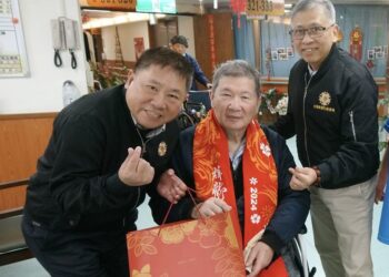 花蓮榮家偕同宜蘭縣榮服處探視住院榮民