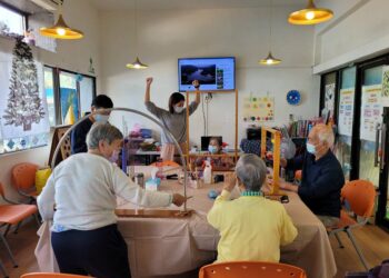 花蓮學苑智己來樂智據點 教室就是復健室