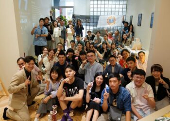 一田視覺開幕茶會 GCM上醫預防醫學發展協會表祝賀